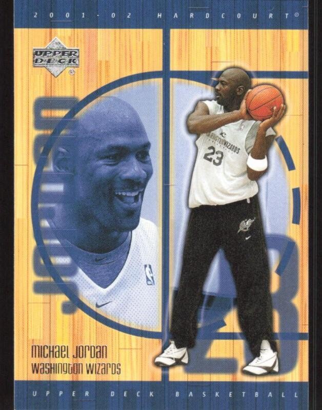2001 UPPER DECK HARDCOURT MICHAEL JORDAN 121 MINT BASKETBALL CHICAGO BULLS