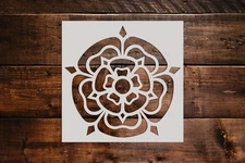 Rose Mandala Stencil - Art and Wall Stencils