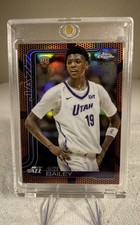 2025-26 Topps Chrome Ace Bailey #255 Basketball Refractor /25 RC Utah Jazz 🔥
