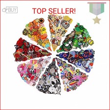 NICEVINYL Embroidered Iron-on Patches Applique: 72Pcs Random Assorted Decorative