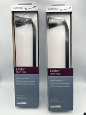 Moen MY8718BL Lindor Single Bathroom Towel Bar in Matte Black Lot Of 2 Free Ship