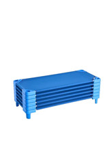 VEVOR Stackable Kiddie Cot, Pack of 6, Portable Toddler Nap Cots, Standard Size