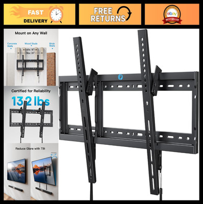 Tilt TV Wall Mount Bracket for 37-90 Inch LED LCD OLED Plasma TVs, Low Profile,