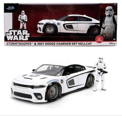 Jada Star Wars 2021 Dodge Charger SRT Hellcat 1:24 Scale Die-Cast Metal Vehicle