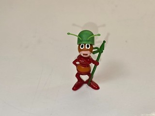 VARIANTEN D Biene Maja Oberst Emsig grüner Helm 1986 ORI GUT