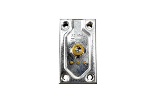 U.S. Mail Locking Mailbox Insert Silver Lockable D163 ES Mailbox Lock NO KEYS
