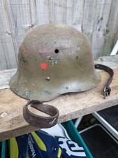 Genuine WW2 Helmet M36 Bulgarian Army with liner