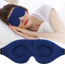 ZGGCD Sleep Mask for Side Sleeper, Light Blocking Sleeping Eye Mask for Women Me