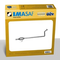Imasaf Auspuff Mitteltopf für CitroëN C1+Peugeot 108+Toyota Aygo EURO5 2014-2015
