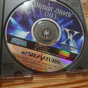 Excellent condition X JAPAN Sega Saturn VIRTUAL SHOCK game software Japanese ver
