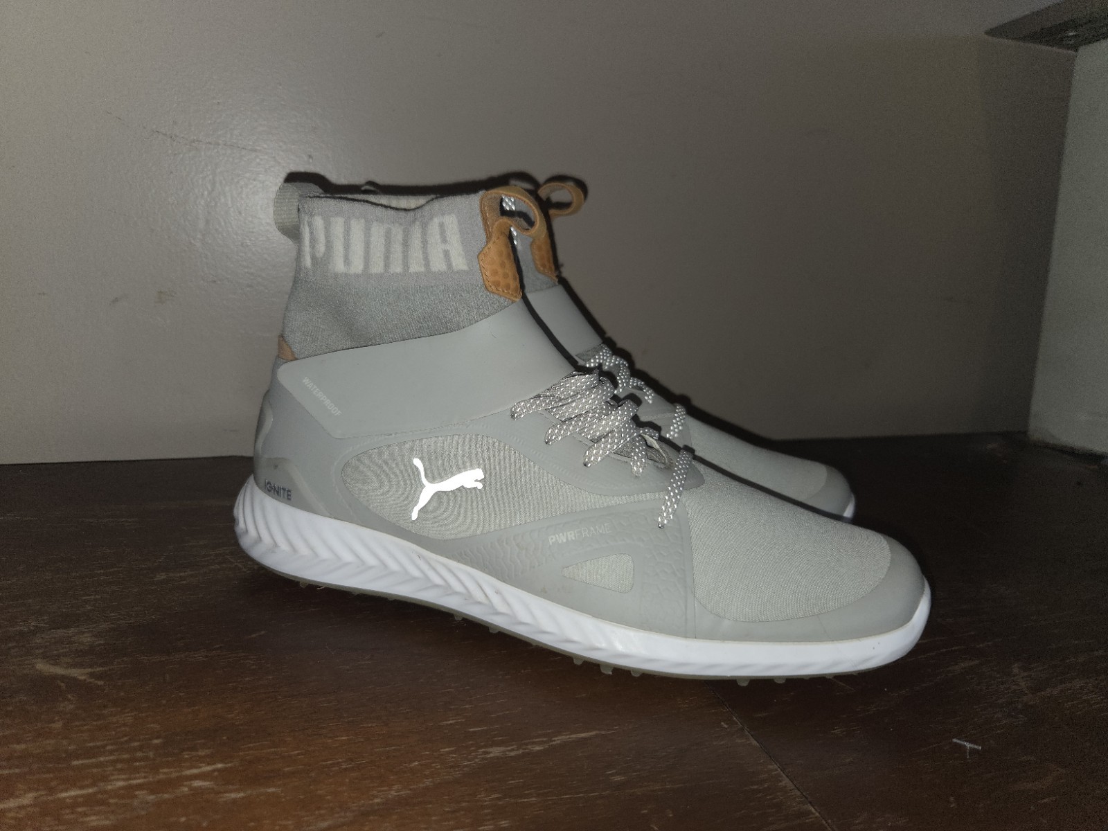 Pwrframe Hi Top Waterproof Grey Men's Sz 10