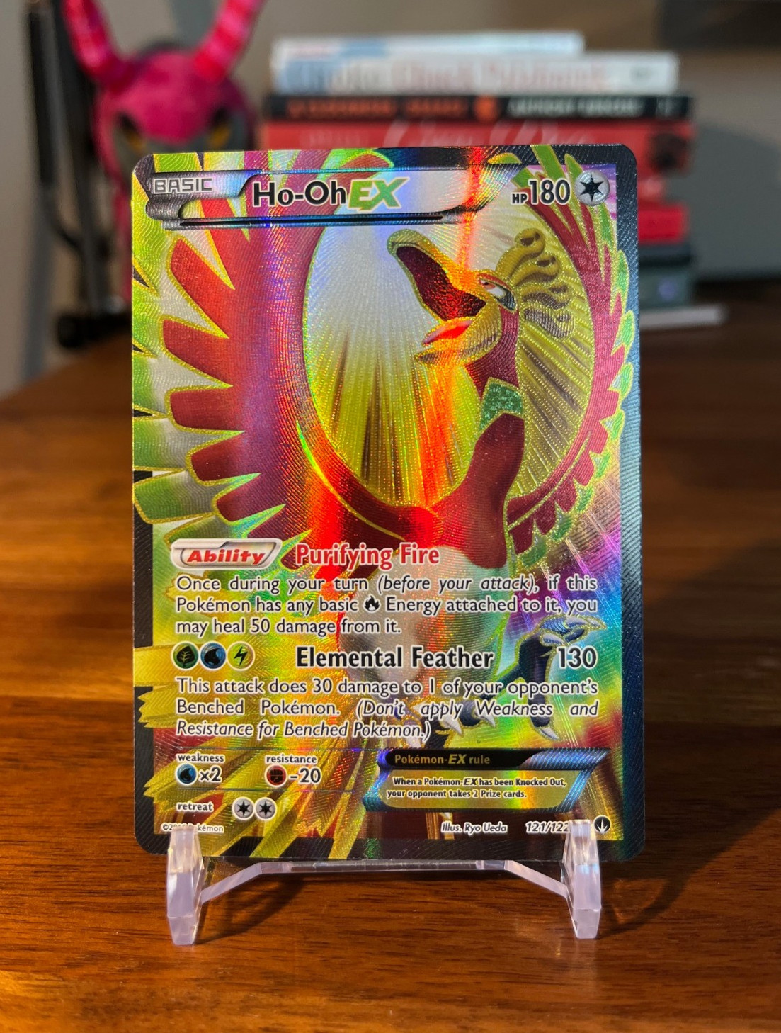 Pokémon TCG Ho-Oh EX 121/122 BREAKpoint Full Art Holo NM