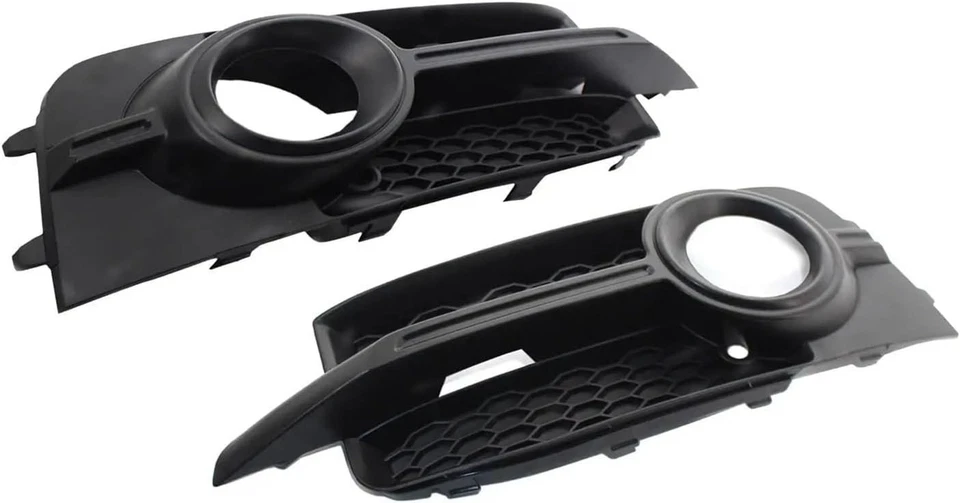 Cubierta de rejilla de luz antiniebla lateral izquierdo y derecho del parachoques delantero para Audi A1 2011-2014 Foto 3 de 4