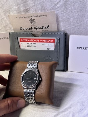 Omega De Ville Prestige Chronometer Ref. 4500.51.00 Baujahr:1996 + Papiere