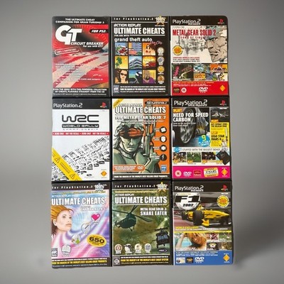 9x PS2 Action Replay Ultimate Cheats & Demo Bundle - MGS, GTA, FFX, Gran Turismo
