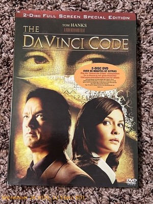 The DaVinci Code DVD Full Screen 2 Disc Set Special Edition Tom Hanks 