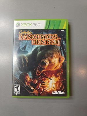 Cabela's Dangerous Hunts 2011 Xbox 360 Complete in W/manual. Tested