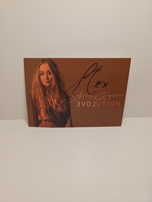 Signed Sabrina Carpenter EVOLution Tour Rare Autographed 5x7
