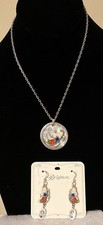 JUEGO DE COLLAR Y PENDIENTES MARIPOSA STUNNER NUEVO CON ETIQUETAS BRIGHTON BLOSSOM HILL PRECIO DE VENTA SUGERIDO POR EL FABRICANTE: $226