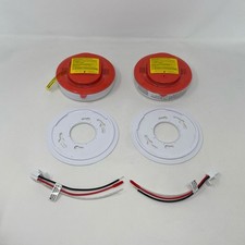 Kidde Hardwired Smoke  CO Voice Alarms 2-Pack, White, 5.6" AA