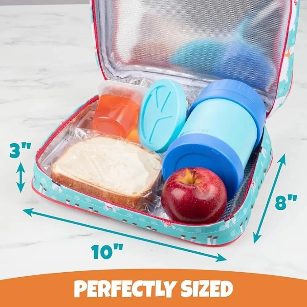 Bentology Insulated Lunch Box for Girls - Llama