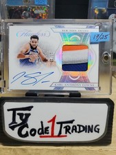 2024-25 Flawless Karl Anthony Towns 4 COLOR Patch Auto 17/25 Game Used Knicks