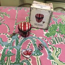 Boyds Bears Valentine Treasure Box Cupids Heart Box With Hugs McNibble New