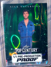 2026 Leaf Metal Pop Century Nick Nayersina Green Lava Pre-Production Proof #1/1