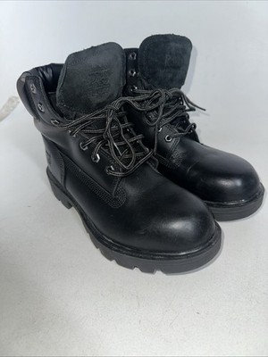 Timberland PRO Sawhorse 6  Mens Size 8.5 Black Composit Toe Safety Work Boots