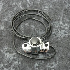 V-Twin Manufacturing Chrome Handlebar Horn Button Switch - 21-0601A