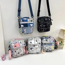 Fashion Nylon Shoulder Bag Cute Snoopy Crossbody Bag Mini All-Match Handbag