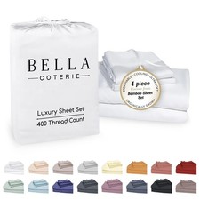 Bc Bella Coterie Bella Coterie Luxury Bamboo Viscose King Size Sheet Set 100