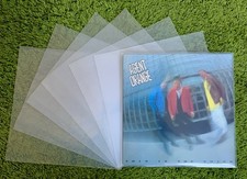 50 HEAVY DUTY 6 mil OUTER RECORD SLEEVES 12" vinyl 33 RPM HIGH QUALITY 