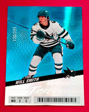 2024-25 WILL SMITH 130/399 Debut Ticket Access SJ Sharks #113 Credentials