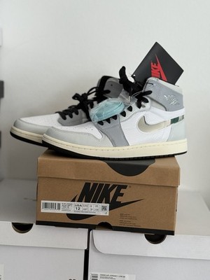 Nike Air Jordan 1 ZM Air Cmft 2 Top Sneaker Grau/Weiß/Schwarz EU 44,5 FJ3462-100