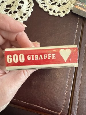 Vintage Giraffe Deck of Playing Cards #600 Red Sealed | eBay
