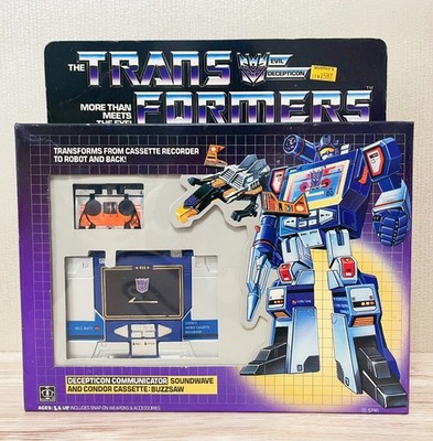 Transformers G1 Soundwave Reissue Brand with Buzzsaw Action Figure MISB Boxed