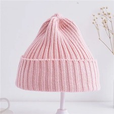 Thick Beanie warm Wool Knit Hat Baggy Cap Cuff Slouchy Skull Hats Ski Men Women