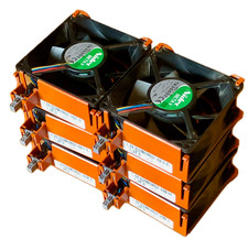 6PC Dell Fans TA350DC NIDEC BETA V 6505D B2 M35556-35DELF 12V 1.0A