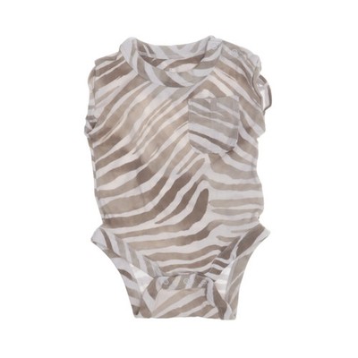 Banana Republic, Body, Größe: 86, Beige/Weiß, Baumwolle, Zebra #gD7