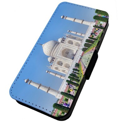 Bedruckte Flip Handyhülle iPhone, Samsung & Huawei Taj Mahal Indien