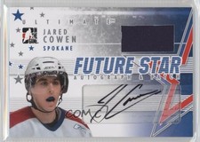 2008 ITG Ultimate Memorabilia 9th Edition Silver /19 Jared Cowen Patch Auto 2a8