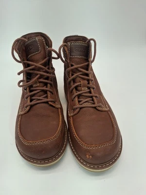 Keen Utility 6” San Jose Alloy Toe 90 Degree Brown Leather Work Boots Women 7.5 - Image 1 of 4