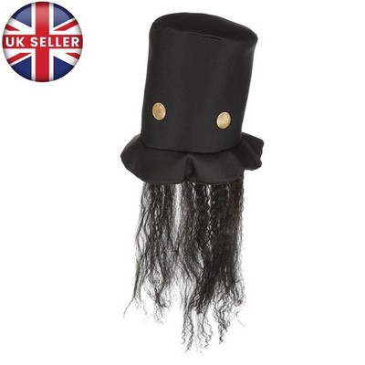 Slash Rock Star 80s Heavy Metal Fancy Dress Hat Blow Up Guitar