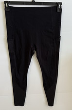 Spanx Shaping Slimming Leggings Women  s Size M Black Stretch Fast Shipping
