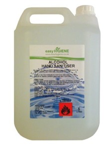POURABLE Alcohol Hand Sanitiser Gel Sanitizer Rub 5 litre