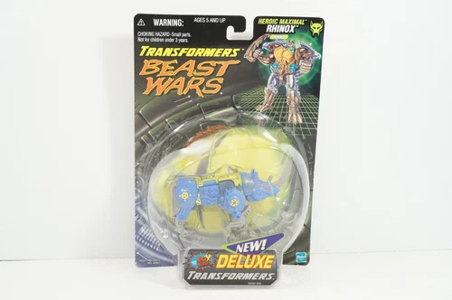 Transformers Beast Wars Rhinox 1997 Deluxe Fox Kids Figure Hasbro Vintage