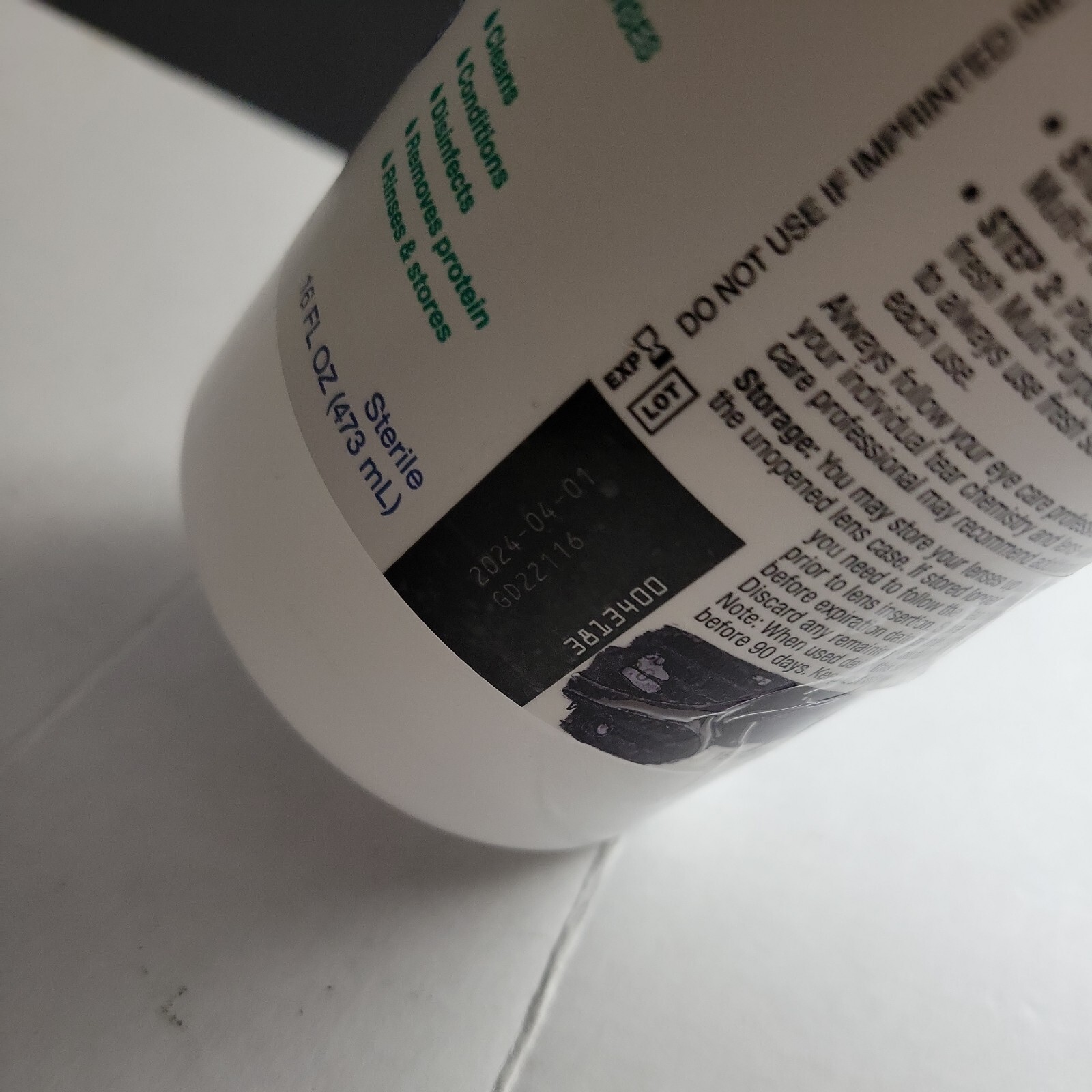 Kirkland Signature Multi-Purpose Disinfecting Solution for Soft Contact Lenses