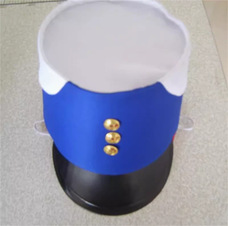 Kids Band Hat Nutcracker Drum Major Hat Toy Soldier Cosplay Party Costume Cap - Image 4 of 4