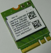  HP OEM 843338-001 Realtek RTL8723BE 802.11bgn BT NGFF mini P/N 843337-001
